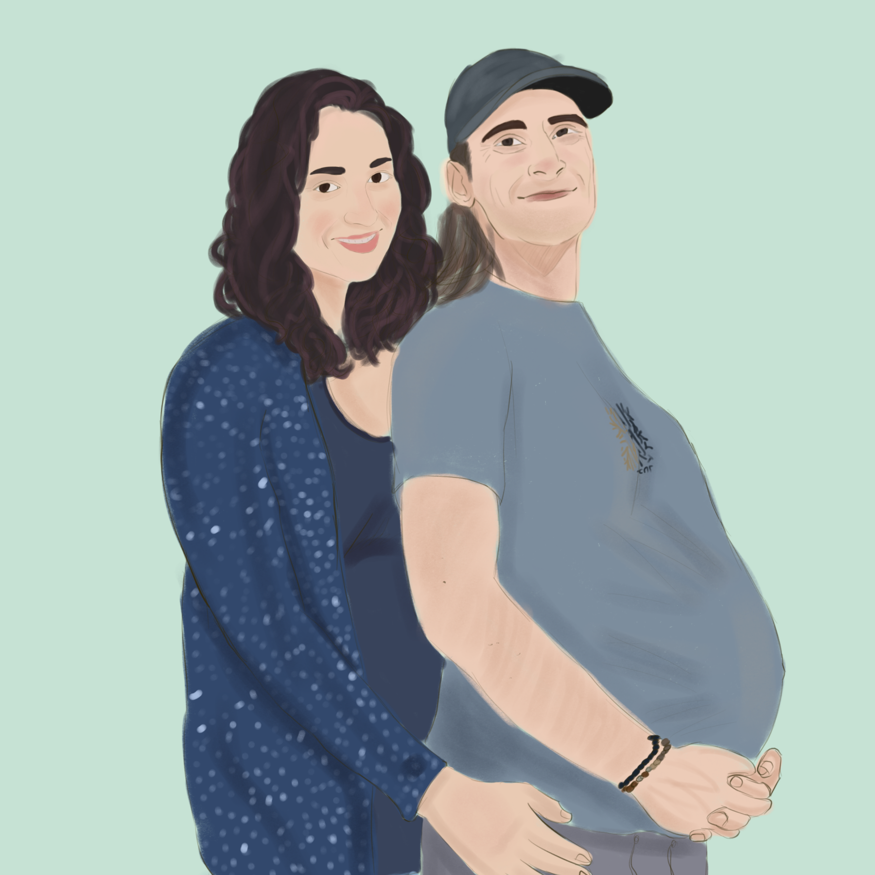 Pregant, I think?